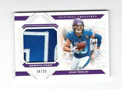 Adam Thielen Football Cards 2018 National Treasures Colossal Pro Bowl Materials Prices