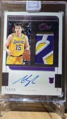 Austin Reaves [Pink] #RJ-ARV Basketball Cards 2021 Panini One and One Rookie Jersey Autographs Prices