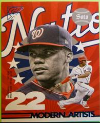 Juan Soto [Blue] Baseball Cards 2022 Topps Gallery Modern Artists Prices