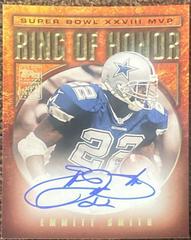 Emmitt Smith #RH-ES Football Cards 2002 Topps Ring of Honor Autographs Prices