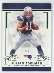 Julian Edelman [Emerald] Football Cards 2016 Panini National Treasures Prices