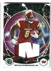 Brian Robinson Jr. [Neon] Football Cards 2022 Panini Elements Supercharged Prices