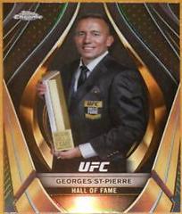 Georges St-Pierre [Refractor] #EMB-4 Ufc Cards 2024 Topps Chrome UFC Embedded Prices