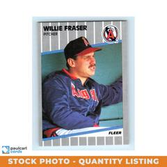 Willie Fraser #478 Baseball Cards 1989 Fleer Prices