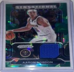 Aaron Gordon [Green Ice] Basketball Cards 2021 Panini Prizm Sensational Swatches Prices