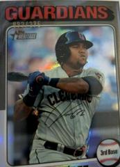 Jose Ramirez [Silver Refractor] #183 Baseball Cards 2024 Topps Heritage Chrome Prices