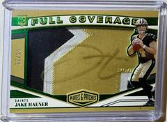 Jake Haener [Autograph Green] #FC-35 Football Cards 2023 Panini Plates and Patches Full Coverage Prices