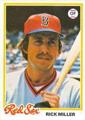 Rick Miller #482 Baseball Cards 1978 Topps Prices