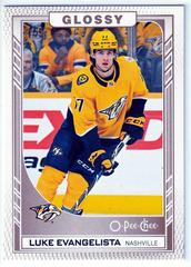 Luke Evangelista [Gold] #R-21 Hockey Cards 2023 Upper Deck OPC Glossy Prices