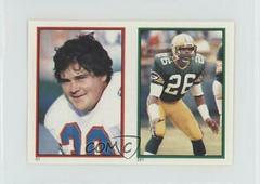 Larry Moriarty, Tim Lewis Football Cards 1985 Topps Stickers Prices