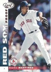 Pedro Martinez #11 Baseball Cards 2002 Leaf Prices
