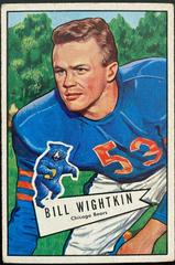 Bill Wightkin Football Cards 1952 Bowman Large Prices