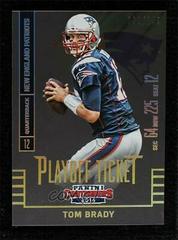 Tom Brady [Playoff Ticket] Football Cards 2014 Panini Contenders Prices