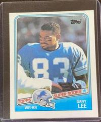 Gary Lee Football Cards 1988 Topps Prices