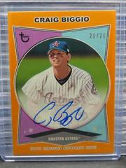 Craig Biggio [Orange] Baseball Cards 2023 Topps Brooklyn Collection Autographs Prices