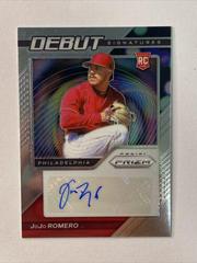 JoJo Romero Baseball Cards 2021 Panini Prizm Debut Signatures Prices