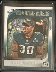 Corey Clement Football Cards 2018 Donruss Champ is Here Prices