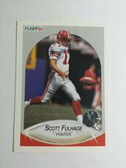 Scott Fulhage Football Cards 1990 Fleer Prices