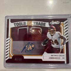 Antonio Gibson [Material Autograph] #TTD-25 Football Cards 2022 Panini Absolute Tools of the Trade Double Prices