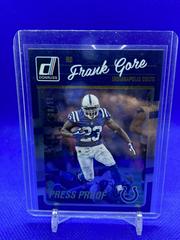 Frank Gore [Press Proof Gold] #125 Football Cards 2016 Panini Donruss Prices