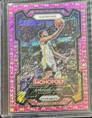 Stephen Curry [Pink Millionaire Shimmer] #28 Basketball Cards 2023 Panini Prizm Monopoly Prices