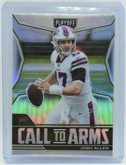 Josh Allen [Silver] #CA-JAL Football Cards 2021 Panini Playoff Call to Arms Prices
