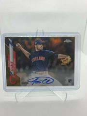 Aaron Civale [Gold Refractor] #RA-AC Baseball Cards 2020 Topps Chrome Rookie Autographs Prices