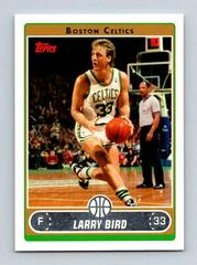 Larry Bird [Collecting to Shoot White Jersey] #33 Basketball Cards 2006 Topps Prices
