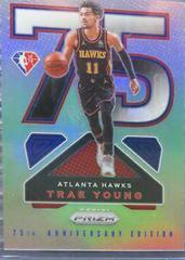 Trae Young [Silver] Basketball Cards 2021 Panini Prizm NBA 75th Anniversary Logo Prices