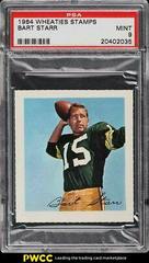 Bart Starr Football Cards 1964 Wheaties Stamps Prices