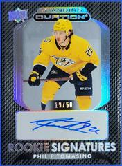 Philip Tomasino Hockey Cards 2021 Upper Deck Ovation Standing Rookie Signatures Prices