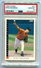 Mike Mussina #27 Baseball Cards 1993 Score Prices