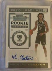 Nicolas Claxton Autograph Basketball Cards 2019 Panini Contenders Prices