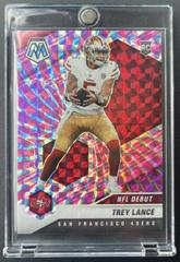 Trey Lance [Pink Swirl Mosaic] #244 Football Cards 2021 Panini Mosaic Prices