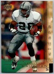 Napoleon Kaufman #118 Football Cards 2000 Upper Deck Gold Reserve Prices