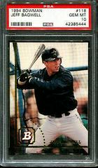 Jeff Bagwell Baseball Cards 1994 Bowman Prices