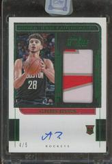 Alperen Sengun [Green] Basketball Cards 2021 Panini One and One Rookie Autographs Prices