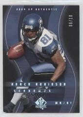 Koren Robinson [Black] #78 Football Cards 2004 SP Authentic Prices