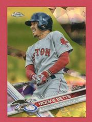 Mookie Betts [Gold] #242 Baseball Cards 2017 Topps Chrome Sapphire Prices