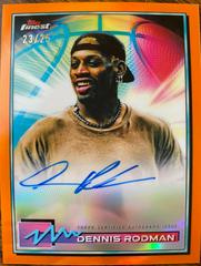 Dennis Rodman [Orange Refractor] Basketball Cards 2021 Topps Finest Autographs Prices