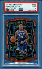 Markelle Fultz [Die Cut Red Prizm] #195 Basketball Cards 2017 Panini Select Prices