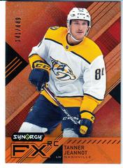 Tanner Jeannot [Orange] Hockey Cards 2021 Upper Deck Synergy FX Rookies Prices