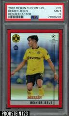 Reinier Jesus [Red] #93 Soccer Cards 2020 Topps Chrome UEFA Champions League Prices