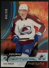Cale Makar [Blue] Hockey Cards 2021 Upper Deck Synergy Exceptional Phenoms Prices