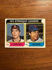Strikeout Leaders [N. Ryan, T. Seaver] #207 Baseball Cards 1974 O Pee Chee Prices