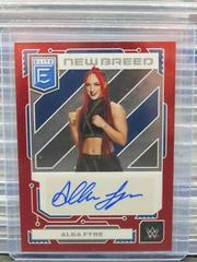 Alba Fyre [Red] #19 Wrestling Cards 2023 Donruss Elite WWE New Breed Autograph Prices