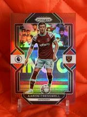 Aaron Cresswell [Red] #56 Soccer Cards 2022 Panini Prizm Premier League Prices