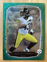 Troy Polamalu [Silver Ice Green] Football Cards 2013 Bowman Prices