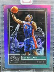 Ben Wallace [Purple] Basketball Cards 2020 Panini One and One Prices