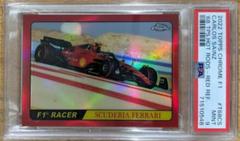 Carlos Sainz [Red] #T68-CS Racing Cards 2022 Topps Chrome Formula 1 1968 Hot Rods Prices